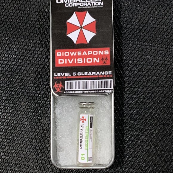 Resident Evil 5 - PROGENITOR VIRUS Vial - 1.25inches - Picture 1 of 8